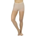 thumbnail image 1 of ToBeInStyle Women's Control Top Sheer Full Footed Panty Hose Hosiery Stockings, 1 of 5