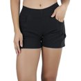 thumbnail image 1 of ToBeInStyle Women's Cotton-Blend Stretch Shorts, 1 of 5