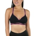 thumbnail image 1 of ToBeInStyle Women's Cotton Padded Racerback WireFree Sports Bra, 1 of 3