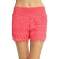thumbnail image 1 of ToBeInStyle Women's Crotchet Lace Shorts, 1 of 1