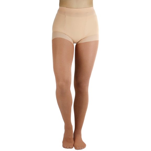 ToBeInStyle Women's Dazzling Shimmer Lurex Tights - Rose Gold