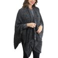 thumbnail image 1 of ToBeInStyle Women's Drape Ruana with Without Armholes, 1 of 5