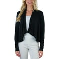 thumbnail image 1 of ToBeInStyle Women's Draped Front Cardigan, 1 of 6