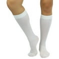 thumbnail image 1 of ToBeInStyle Women's Fashion Opaque Nylon Knee High Socks - Ivory, 1 of 5