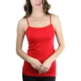 thumbnail image 1 of ToBeInStyle Women's Fitted Adjustable Spaghetti Strap Camisole, 1 of 3