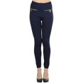 thumbnail image 1 of ToBeInStyle Women's Fleece Lined Leggings with Zipper Pockets, 1 of 3