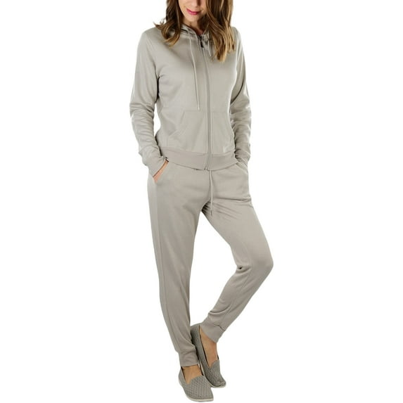 ToBeInStyle Women's French Terry Activewear Hooded Jacket & Pants