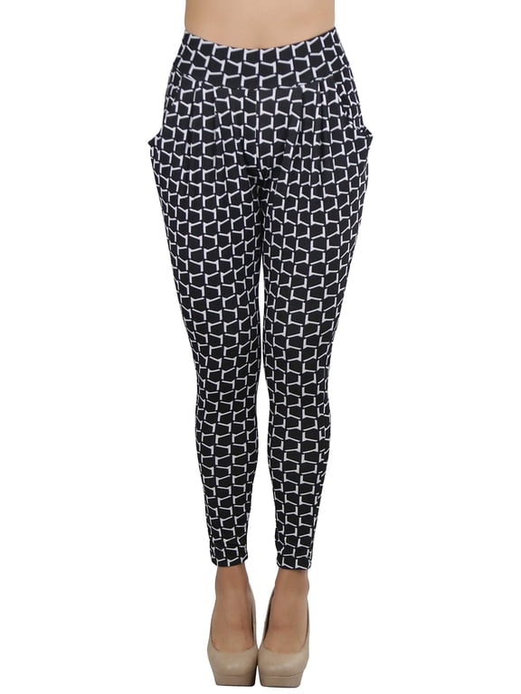 Women's Geometric Prints Pocket Pants