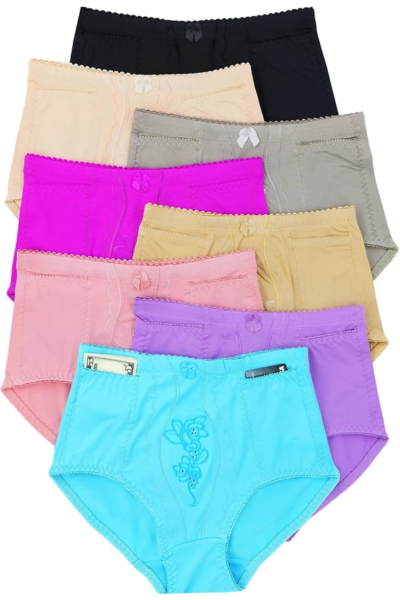 Women's Highwaisted Side Pocket Girdle - Assorted - 3XL