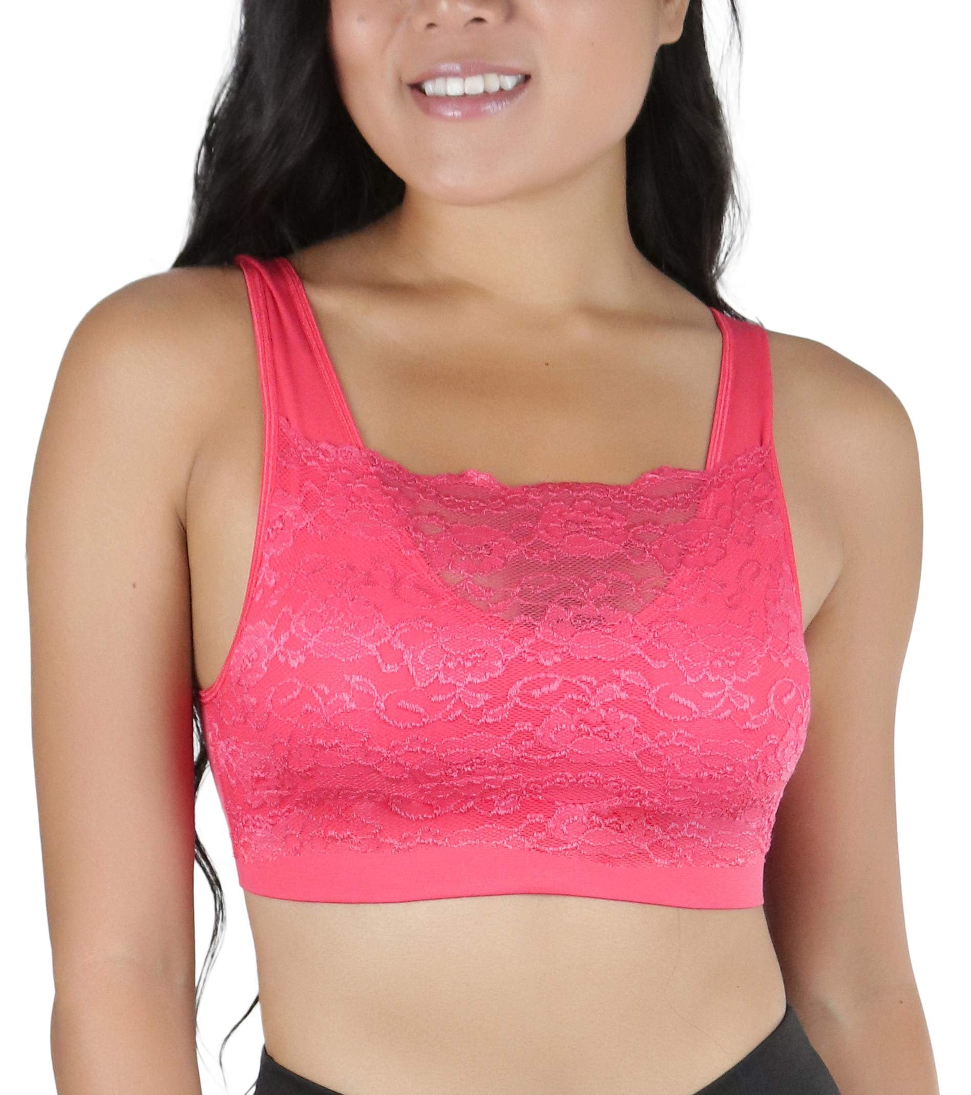 ToBeInStyle Women's Lace Padded Bralette