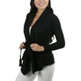 thumbnail image 1 of ToBeInStyle Women's Long Sleeve Knit Acrylic Open Cardigan, 1 of 5