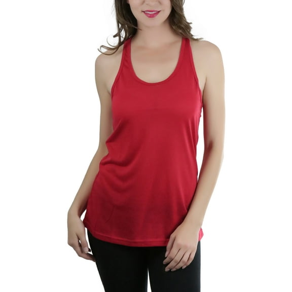 ToBeInStyle Women's Loose Fit Racerback Athletic Tank Top