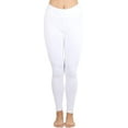 thumbnail image 1 of ToBeInStyle Women's Medium Weight Classic Breathable Cotton Legging - White - Large, 1 of 4