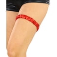 thumbnail image 1 of ToBeInStyle Women's Metallic Garter Lame Garter Leg Wraps Rave Wear - Red, 1 of 6