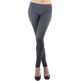 thumbnail image 1 of ToBeInStyle Women's One Size Studded Accent 32" Full Length Leggings, 1 of 3