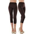 thumbnail image 1 of ToBeInStyle Women's One Size Studded Accent 32" Full Length Leggings, 1 of 7