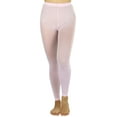 thumbnail image 1 of ToBeInStyle Women's Opaque Ankle Long Elastic Tights - Baby Pink - One Size, 1 of 7