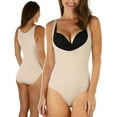 thumbnail image 1 of ToBeInStyle Women's Open Bust Shoulder Strap Body Shapewear, 1 of 7