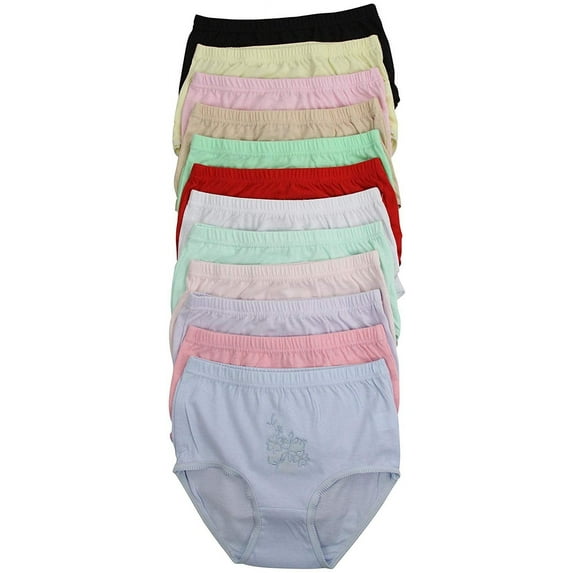 ToBeInStyle Women's Pack Of 12 High Waisted Panties