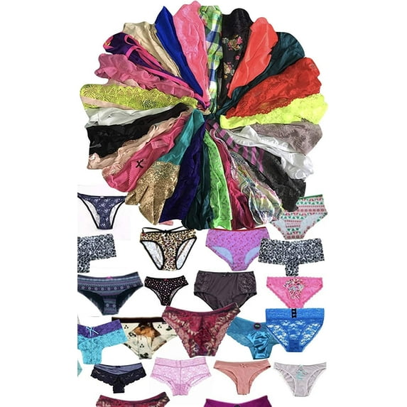 ToBeInStyle Women's Pack of 12 Mystery Panties - Bikinis - M