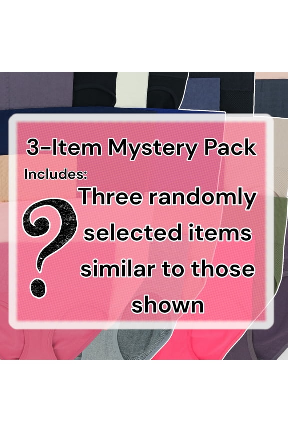 Women's Pack of 3 Randomly Selected Control Waist High Cut Briefs - OS
