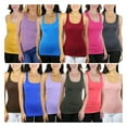 thumbnail image 1 of ToBeInStyle Women's Pack of 3 Randomly Selected Racerback Tank Top - Large, 1 of 7