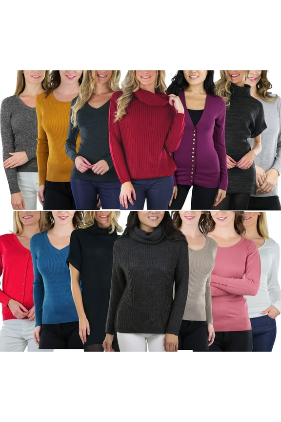 Women's Pack of 3 Randomly Selected Sweater - Small
