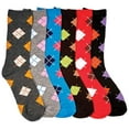 thumbnail image 1 of ToBeInStyle Women's Pack of 6 Crew Socks, 1 of 6