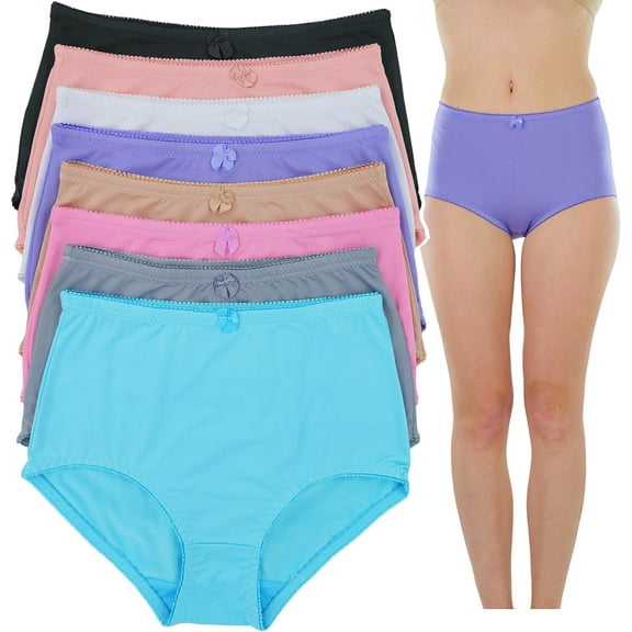 ToBeInStyle Women's Pack of 6 High-Rise Girdle Panties - Classic Assortment - M