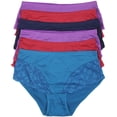 thumbnail image 1 of ToBeInStyle Women's Pack of 6 High Waisted Briefs, 1 of 1