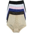 thumbnail image 1 of ToBeInStyle Women's Pack of 6 High Waisted Control Briefs, 1 of 7