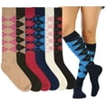 thumbnail image 1 of ToBeInStyle Women's Pack of 6 Knee High Socks, 1 of 5