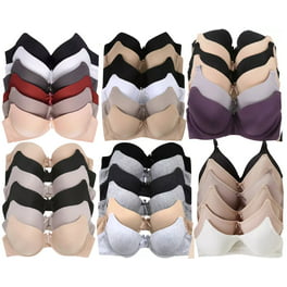Women Bras 6 Pack of T-shirt Bra B Cup C Cup D Cup DD Cup DDD Cup 36D  (8226) 