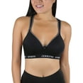 thumbnail image 1 of ToBeInStyle Women's Pull-Over Racerback Sports Bra w/Jennifer Sport Text Print, 1 of 3
