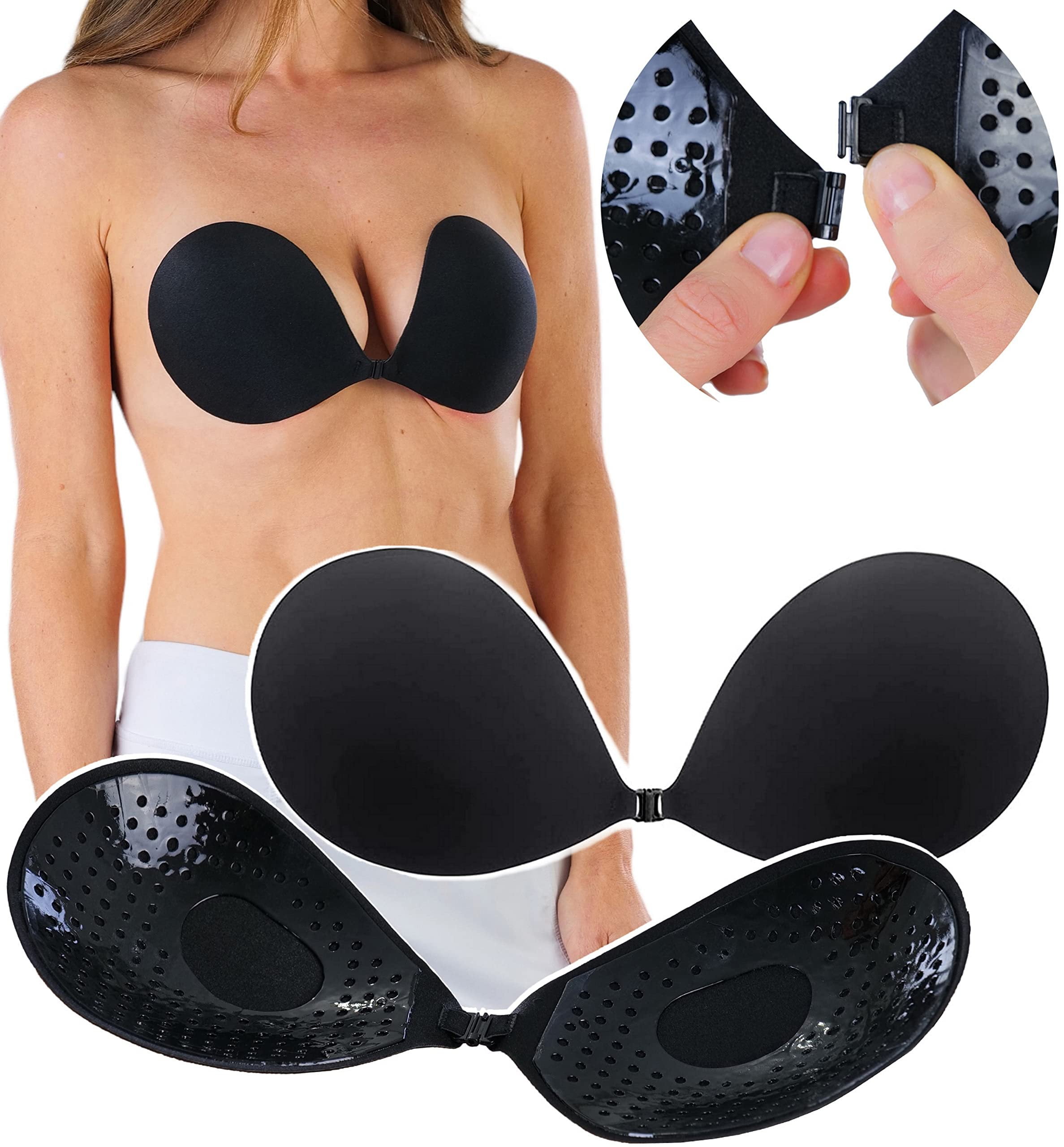 Women's Reusable Self Adhesive Rounded Silicone Bra – ToBeInStyle