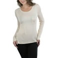 thumbnail image 1 of ToBeInStyle Women's Roll-Up Sleeve Pocket Top, 1 of 2