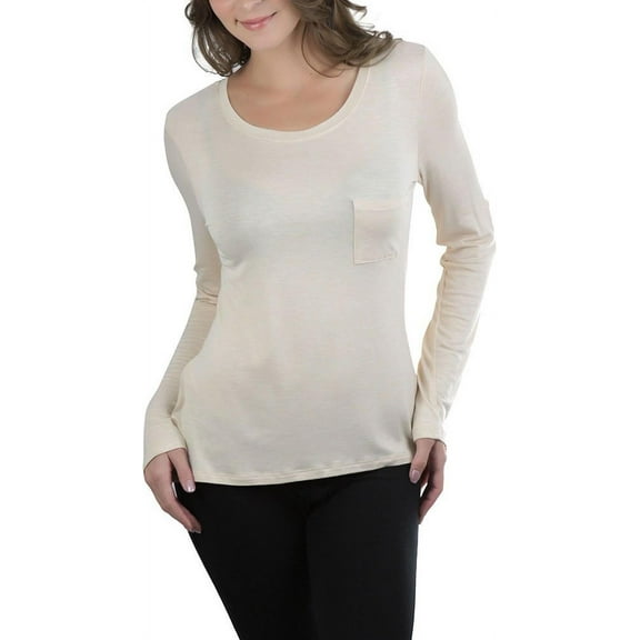 ToBeInStyle Women's Roll-Up Sleeve Pocket Top