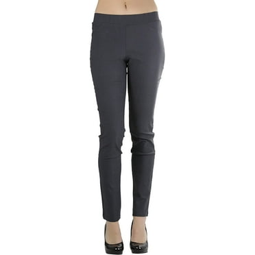 ToBeInStyle Women's Seagull Waist Skinny Ponte Leggings