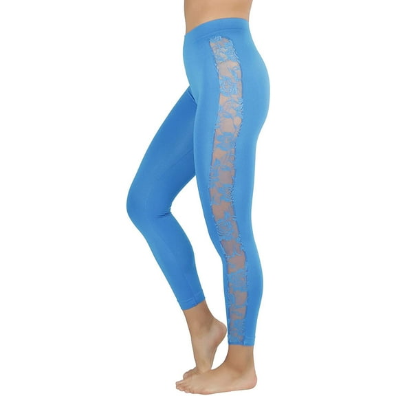 ToBeInStyle Women's Seamless Ankle Length Lightweight Stretch Leggings