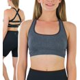 thumbnail image 1 of ToBeInStyle Women's Seamless Mesh Racerback Sports Bras, 1 of 7