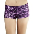 thumbnail image 1 of ToBeInStyle Women's Seamless Mini Booty Shorts - Fuchsia Leopard - One Size, 1 of 4