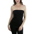 thumbnail image 1 of ToBeInStyle Women's Seamless Solid Print Tube Top, 1 of 3