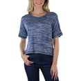 thumbnail image 1 of ToBeInStyle Women's Short Sleeve Hacci Sweater, 1 of 7