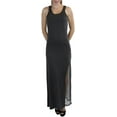 thumbnail image 1 of ToBeInStyle Women's Side Mesh-Split Racerback Elastic Waist Y-Back Maxi Dress, 1 of 5