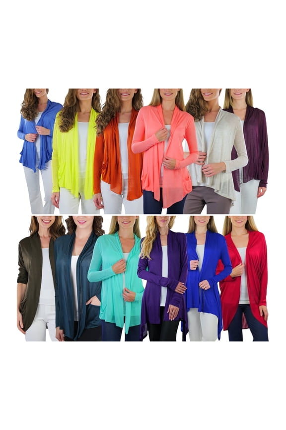 Women's Single Randomly Selected Long Sleeve Cardigans - Small