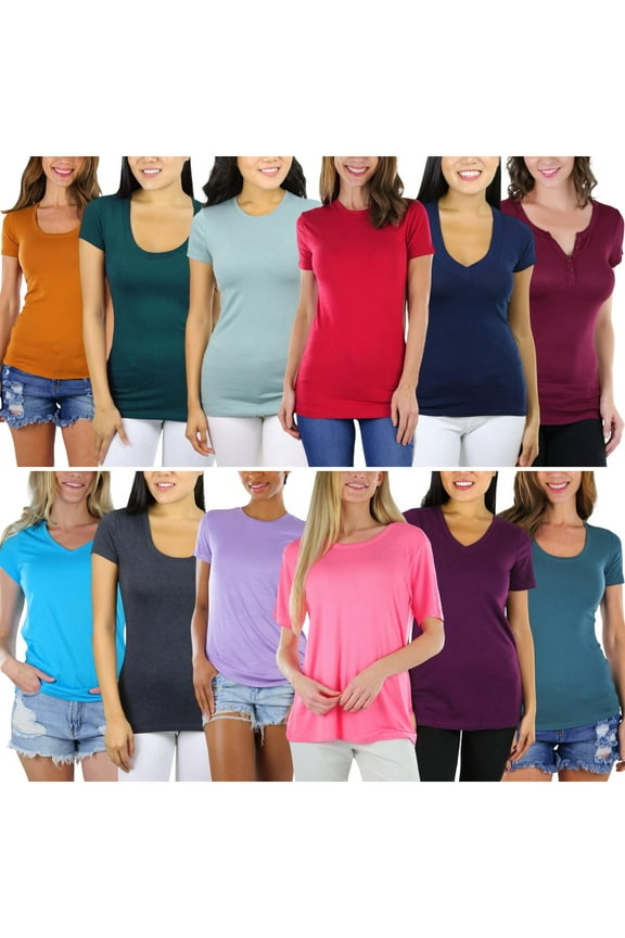 Women's Single Randomly Selected Short Sleeve T-Shirt - Large