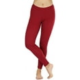 thumbnail image 1 of ToBeInStyle Women's Skinny Fit Cotton Full Length Leggings Tights - Regular and Plus Sizes, 1 of 4