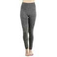 thumbnail image 1 of ToBeInStyle Women's Space Dye Fleece Ankle Length Leggings, 1 of 3