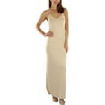 thumbnail image 1 of ToBeInStyle Women's Thin Strap Racerback V-Neck Maxi Dress, 1 of 6