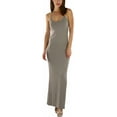 thumbnail image 1 of ToBeInStyle Women's Thin Strap Racerback V-Neck Maxi Dress, 1 of 7